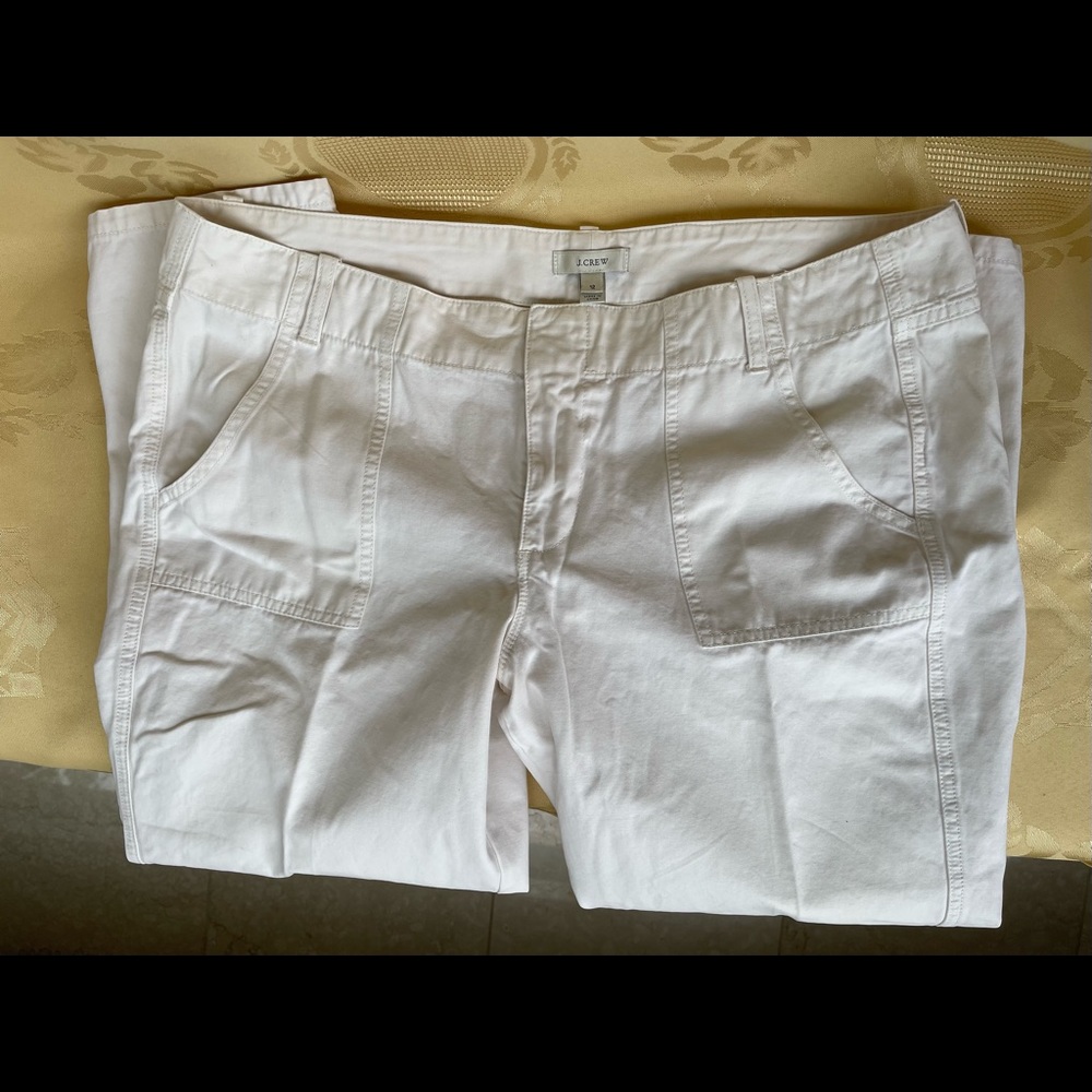 Jcrew 100 % cotton capris size 12 - Picture 2 of 6